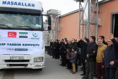 Bursa’dan Halep’e büyük destek