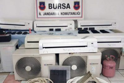 Bursa merkezli klima hırsızlığı operasyonu!