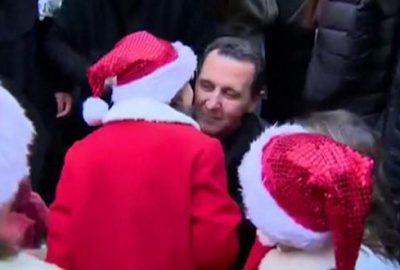 Esad ailesinden Noel ziyareti