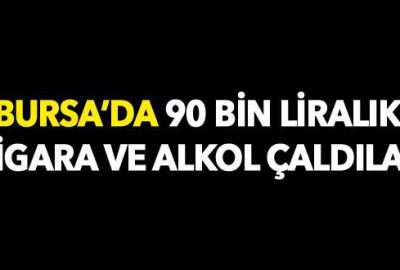 Bursa’da 90 bin liralık vurgun!