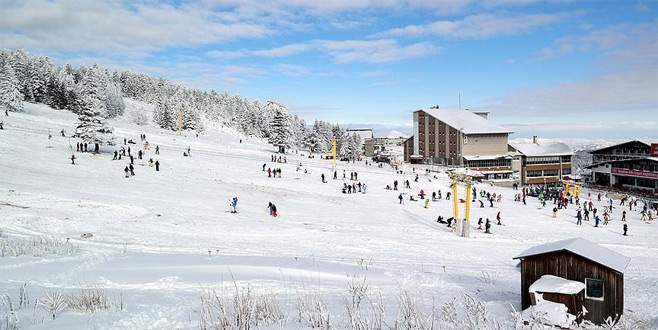 Uludağ’da kar kalınlığı 1,5 metre
