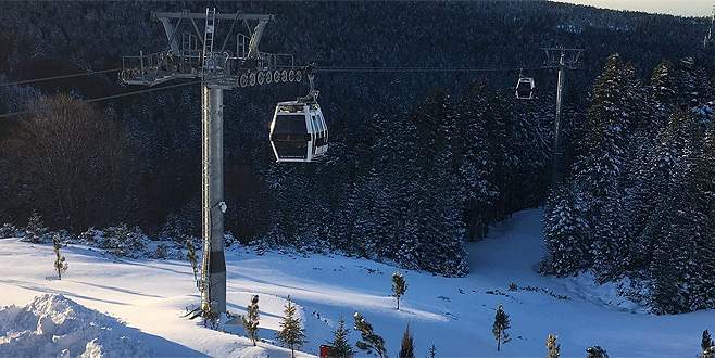 Teleferiğe yılbaşı ayarı