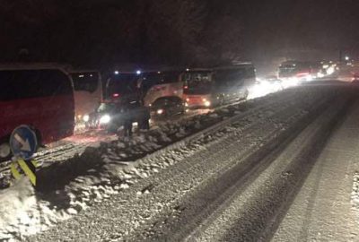 Bursa-Ankara yolu trafiğe kapandı