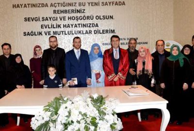 Yabancı çiftlerin tercihi Osmangazi