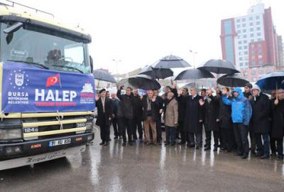 Bursa’dan Suriye’ye yardımlar sürüyor