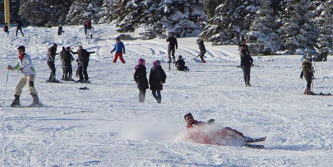 Uludağ’da kar kalınlığı 2 metreyi geçti