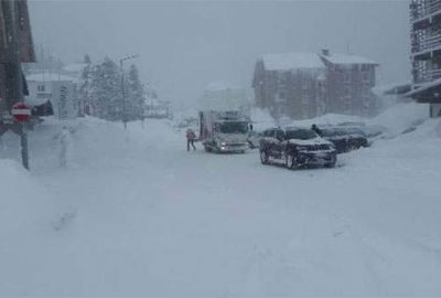 Uludağ’da kar kalınlığı 2 buçuk metreye yaklaştı
