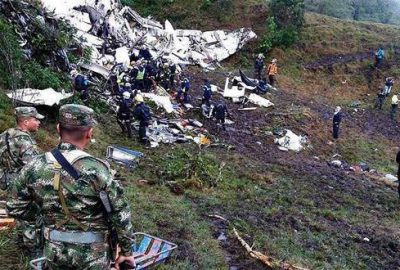 Kolombiya’da düşen uçağın telsiz kayıtları ortaya çıktı