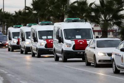 Yangın faciasında hayatını kaybeden 12 kişiye veda