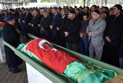 Yurt yangınında hayatını kaybedenlere hüzünlü veda