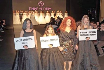 Çocuk gelinlere hayır