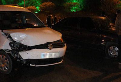 Zincirleme kaza! 11 araç birbirine girdi