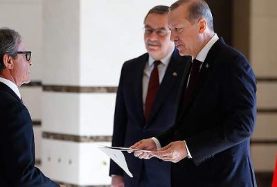 Cumhurbaşkanı Erdoğan, Büyükelçiler Neto ile Gomina’yı kabul etti