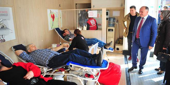 Orhangazi’de kan bağışı kampanyası