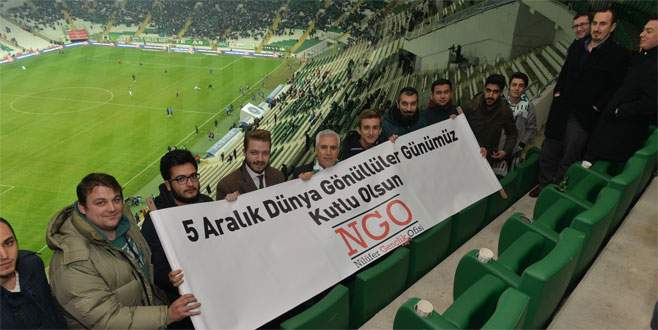 Bursaspor’un galibiyet sevincine ortak oldular