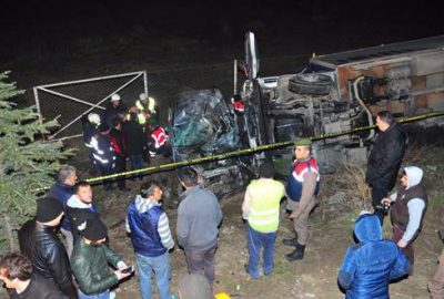 Bursa’da feci kazada hayatını kaybedenlerden 3’ü kardeş çıktı