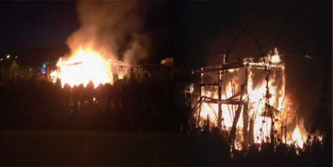 Bursa’da serada yangın