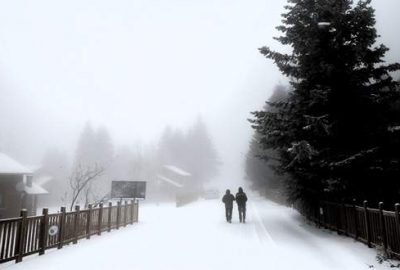 Uludağ’da kar kalınlığı 45 santimetre