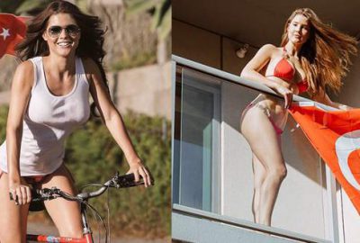 Amanda Cerny’den Türk bayraklı mesaj