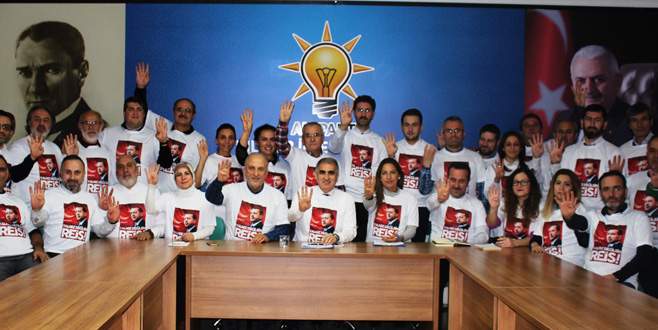 AK Parti Nilüfer’den Erdoğan’a destek