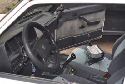 Çalıştıramadıkları araçları hurdaya çevirdiler