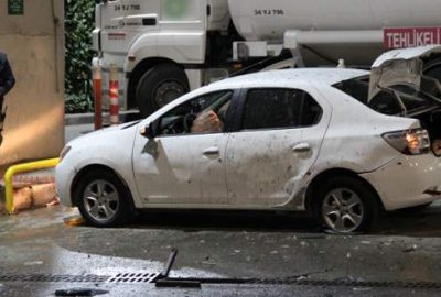 Benzin istasyonuna bombalı saldırı!