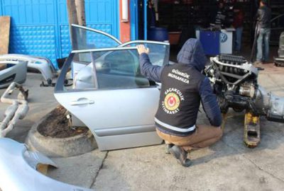 Bursa’da yabancı plakalı araç operasyonu