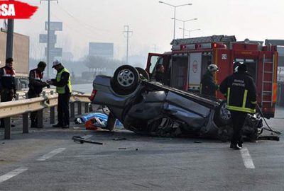 Bursa’da trafik kazası: 1 ölü