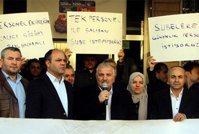 PTT çalışanları güvenlik görevlisi olmadan çalışmak istemiyor