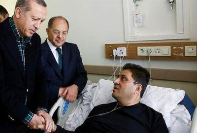 Erdoğan İstanbul’daki terör saldırısında yaralananları ziyaret etti