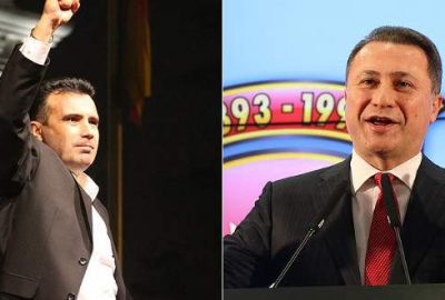 Makedonya’da iki lider de ‘zafer’ ilan etti