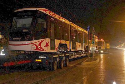 Bursa’dan yola çıkan tramvay Samsun’a ulaştı