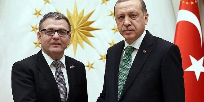 Erdoğan, Çekya Dışişleri Bakanı Zaoralek’i kabul etti