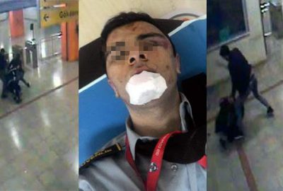 Bursa metrosunda iki maganda dehşet saçtı