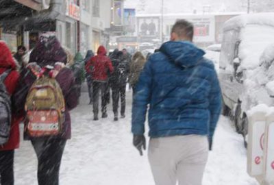 8 kente eğitime kar engeli!