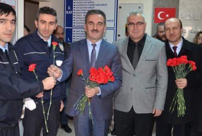 Gemlik’te polise destek