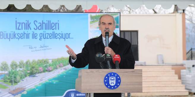 İznik sahilinde çalışmalar başladı