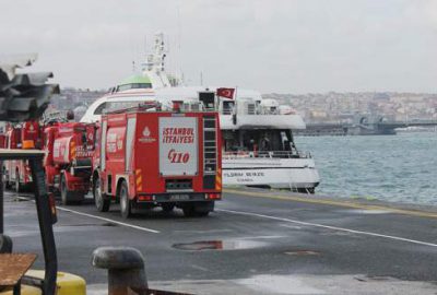 BUDO’da yangın ucuz atlatıldı