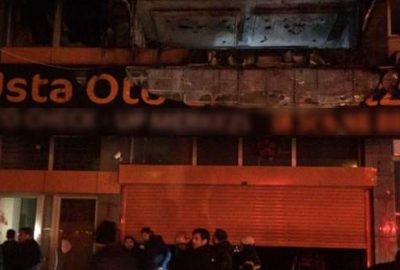 Bursa’da HDP binasını ateşe verdiler!