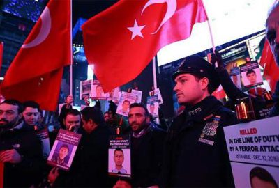New York Polisi İstanbul saldırısı şehitlerini andı