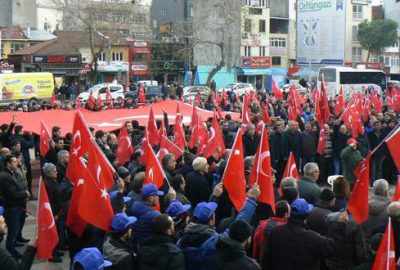 Orhangazi’de terör saldırıları protesto edildi