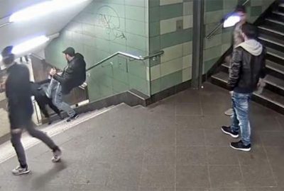 Almanya’daki tekmeci yakalandı