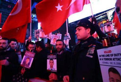 New York polisinden Türk polisine destek