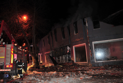 İnegöl mobilya sanayinde yangın!