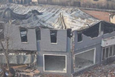 Yangının acı tablosu gün ağarınca ortaya çıktı