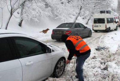 Uludağ’da ‘zincir kuyruğu’