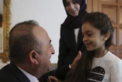 Çavuşoğlu, Halepli Bana Alabed ile görüştü