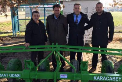 Ziraat odasından ekipman dağıtımı