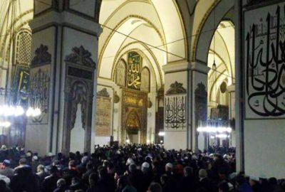 Yeni yılın ilk sabah namazında Ulucami doldu taştı