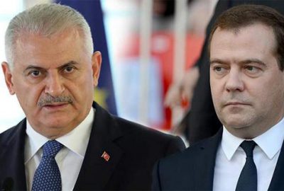 Medvedev’den Başbakan Yıldırım’a taziye ve destek telefonu